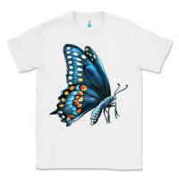 White Black Shallowtail Classic Tee - LillyAllenDesigns