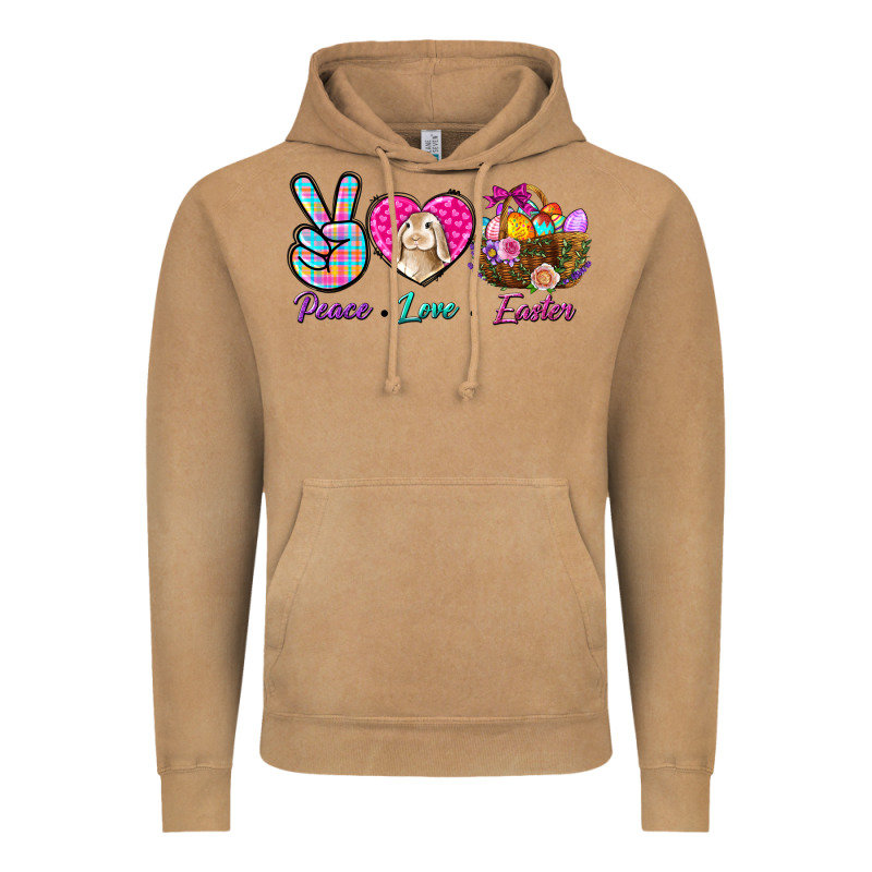Peace Love Easter Vintage Hoodie by NancyCooperArtShop | Teevron