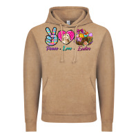 Vintage Coffee Peace love Easter Vintage Hoodie - NancyCooperArtShop
