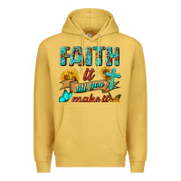 Antique Gold Faith It Till You Make It Premium Hoodie - BundleAndBundleShop