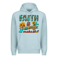 Blue Mist Faith It Till You Make It Premium Hoodie - BundleAndBundleShop