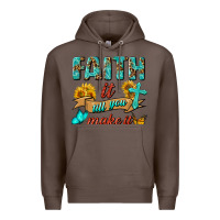 Coffee Faith It Till You Make It Premium Hoodie - BundleAndBundleShop