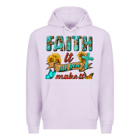 Lilac Faith It Till You Make It Premium Hoodie - BundleAndBundleShop