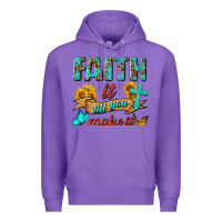 Purple Faith It Till You Make It Premium Hoodie - BundleAndBundleShop