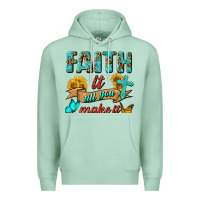 Seafoam Faith It Till You Make It Premium Hoodie - BundleAndBundleShop