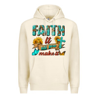 Tofu Faith It Till You Make It Premium Hoodie - BundleAndBundleShop
