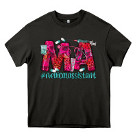 Asphalt medical assistant Heavy Core Tee - MaliasSmallBusiness