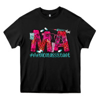 Black medical assistant Heavy Core Tee - MaliasSmallBusiness