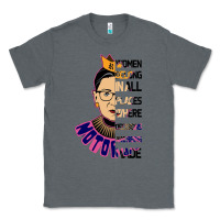 Charcoal Heather RBG Ruth Bader Ginsburg Women Belong In All Places Classic Tee - Bettercallsaul