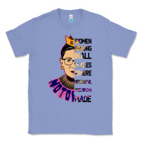 Colony Blue RBG Ruth Bader Ginsburg Women Belong In All Places Classic Tee - Bettercallsaul