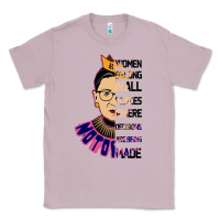 Lilac RBG Ruth Bader Ginsburg Women Belong In All Places Classic Tee - Bettercallsaul