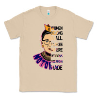 Mushroom RBG Ruth Bader Ginsburg Women Belong In All Places Classic Tee - Bettercallsaul