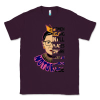Plum RBG Ruth Bader Ginsburg Women Belong In All Places Classic Tee - Bettercallsaul