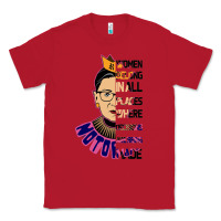 Red RBG Ruth Bader Ginsburg Women Belong In All Places Classic Tee - Bettercallsaul