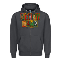Smoke merry mama Zipper Hoodie - FaDigitalArtStudio