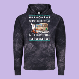 Merry Christmas Shitters Full Vintage Hoodie Designed By Tuandangui