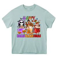 Arona happy hallothanksmas Heavy Core Tee - MaliasSmallBusiness