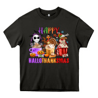 Asphalt happy hallothanksmas Heavy Core Tee - MaliasSmallBusiness