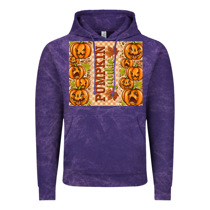 Fall Pumpkin Junkie Vintage Hoodie by texasbilliewilder | Teevron