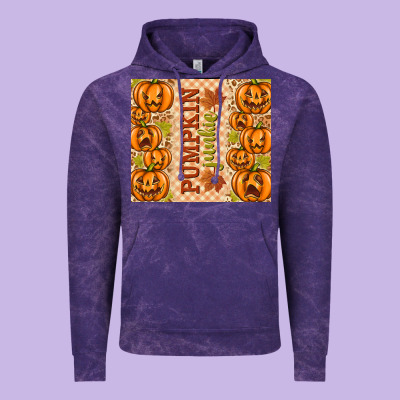 Fall Pumpkin Junkie Vintage Hoodie Designed By Texasbilliewilder