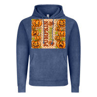 Vintage Denim Fall Pumpkin Junkie Vintage Hoodie - texasbilliewilder