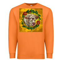 Carrot christmas charolais cow face Premium Sweatshirt - LillyAllenDesigns