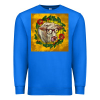 True Royal christmas charolais cow face Premium Sweatshirt - LillyAllenDesigns