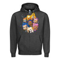 Charcoal Heather bubble guppies Zipper Hoodie - tuanDangUi
