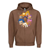 Chestnut bubble guppies Zipper Hoodie - tuanDangUi