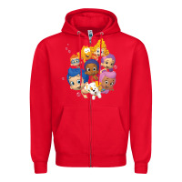 Red bubble guppies Zipper Hoodie - tuanDangUi
