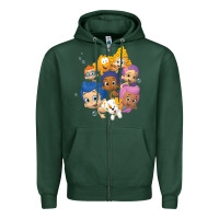 Sports Green bubble guppies Zipper Hoodie - tuanDangUi