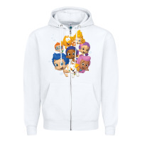 White bubble guppies Zipper Hoodie - tuanDangUi