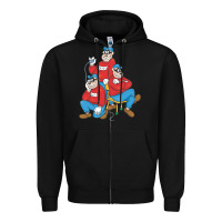 Black beagle boys Zipper Hoodie - tuanDangUi