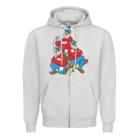 Dove Grey beagle boys Zipper Hoodie - tuanDangUi