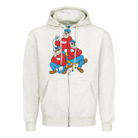 Oatmeal Heather beagle boys Zipper Hoodie - tuanDangUi