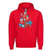 Red beagle boys Zipper Hoodie - tuanDangUi