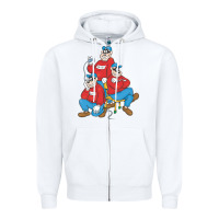 White beagle boys Zipper Hoodie - tuanDangUi