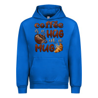 Cobalt coffee is a hug in a mug Urban Hoodie - BarkalooDesign