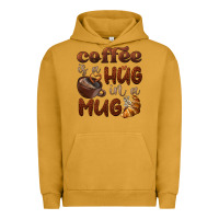 Pigment Peanut Butter coffee is a hug in a mug Urban Hoodie - BarkalooDesign