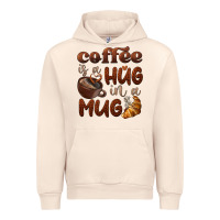Sandshell coffee is a hug in a mug Urban Hoodie - BarkalooDesign