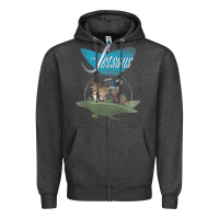 Charcoal Heather The Jetsons Ship Zipper Hoodie - tuanDangUi