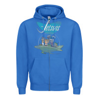 True Royal The Jetsons Ship Zipper Hoodie - tuanDangUi