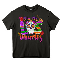 Asphalt dia de los muertos Heavy Core Tee - MaliasSmallBusiness
