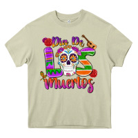 Mossy dia de los muertos Heavy Core Tee - MaliasSmallBusiness