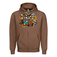 Chestnut Cat  Mama Zipper Hoodie - FaDigitalArtStudio