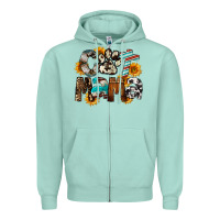 Seafoam Cat  Mama Zipper Hoodie - FaDigitalArtStudio