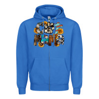 True Royal Cat  Mama Zipper Hoodie - FaDigitalArtStudio
