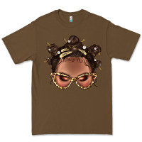Cacao Afro Bantu Knots Hairstyles Messy Bun With Clasp Bbs  2 Premium Tee - BundleAndBundleShop
