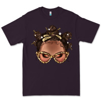 Plum Afro Bantu Knots Hairstyles Messy Bun With Clasp Bbs  2 Premium Tee - BundleAndBundleShop