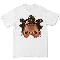 White Afro Bantu Knots Hairstyles Messy Bun With Clasp Bbs  2 Premium Tee - BundleAndBundleShop